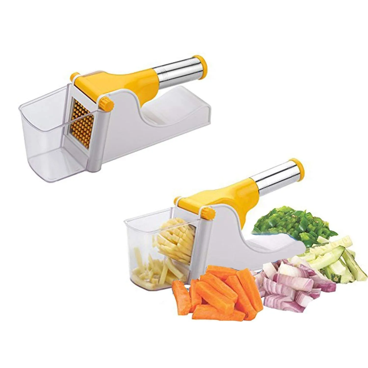 0114L French Fry Chipser  /  Chips Slicer  /  Potato Chipser  / Chips Maker Machine / Potato Slicer with Container