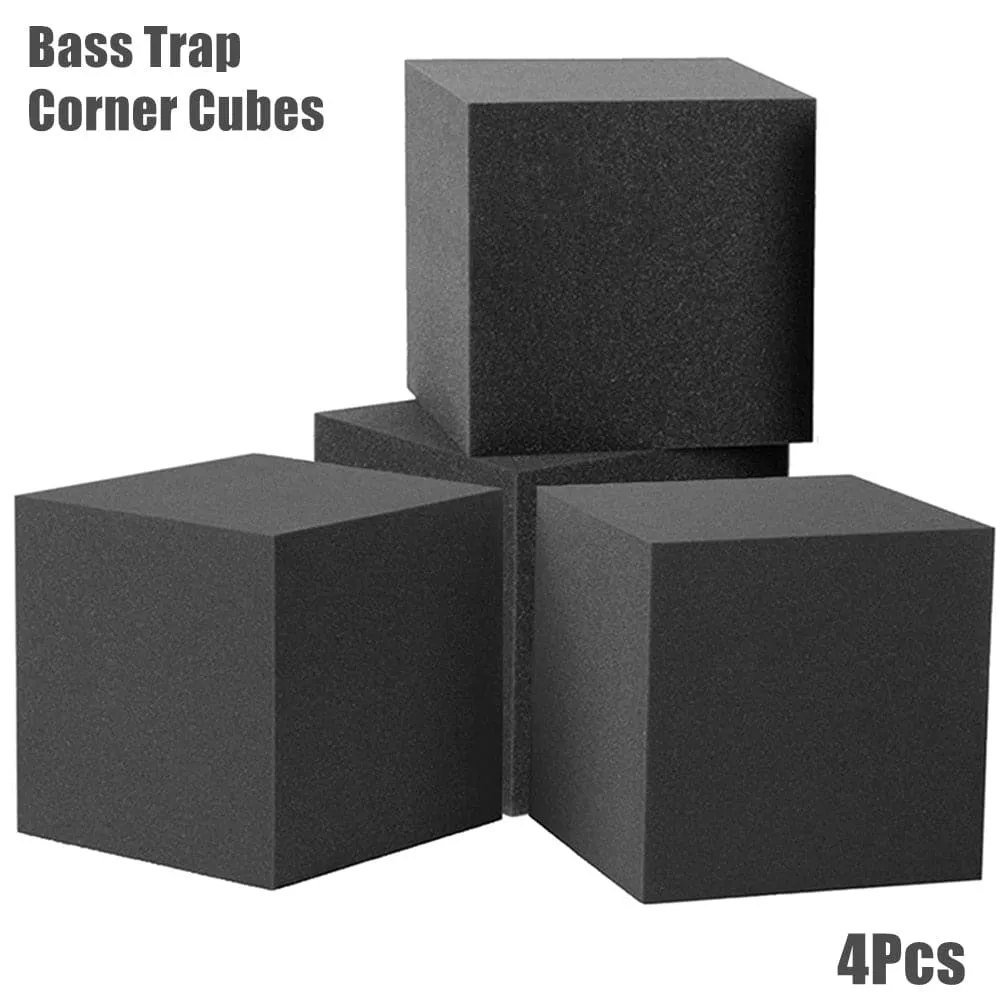16pcs Pack Acoustic Soundproof Foam Panel with Tapes