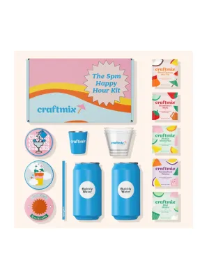 5PM Happy Hour Kit - For Cocktails/Mocktails