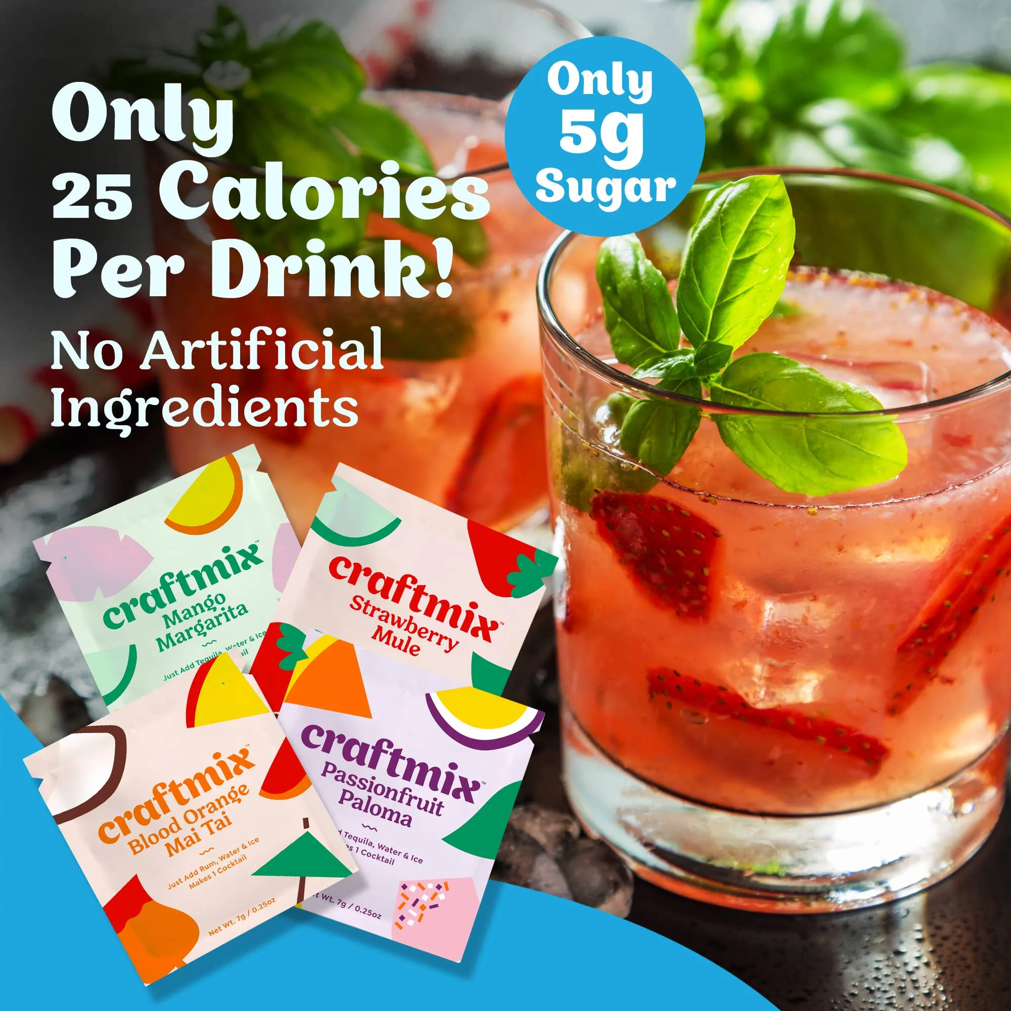 5PM Happy Hour Kit - For Cocktails/Mocktails
