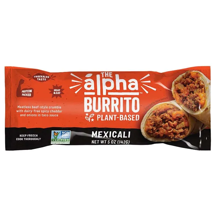 Alpha Foods - Plant-Based All-Day Burritos, 5oz | Multiple Flavors
