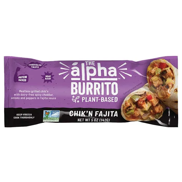 Alpha Foods - Plant-Based All-Day Burritos, 5oz | Multiple Flavors