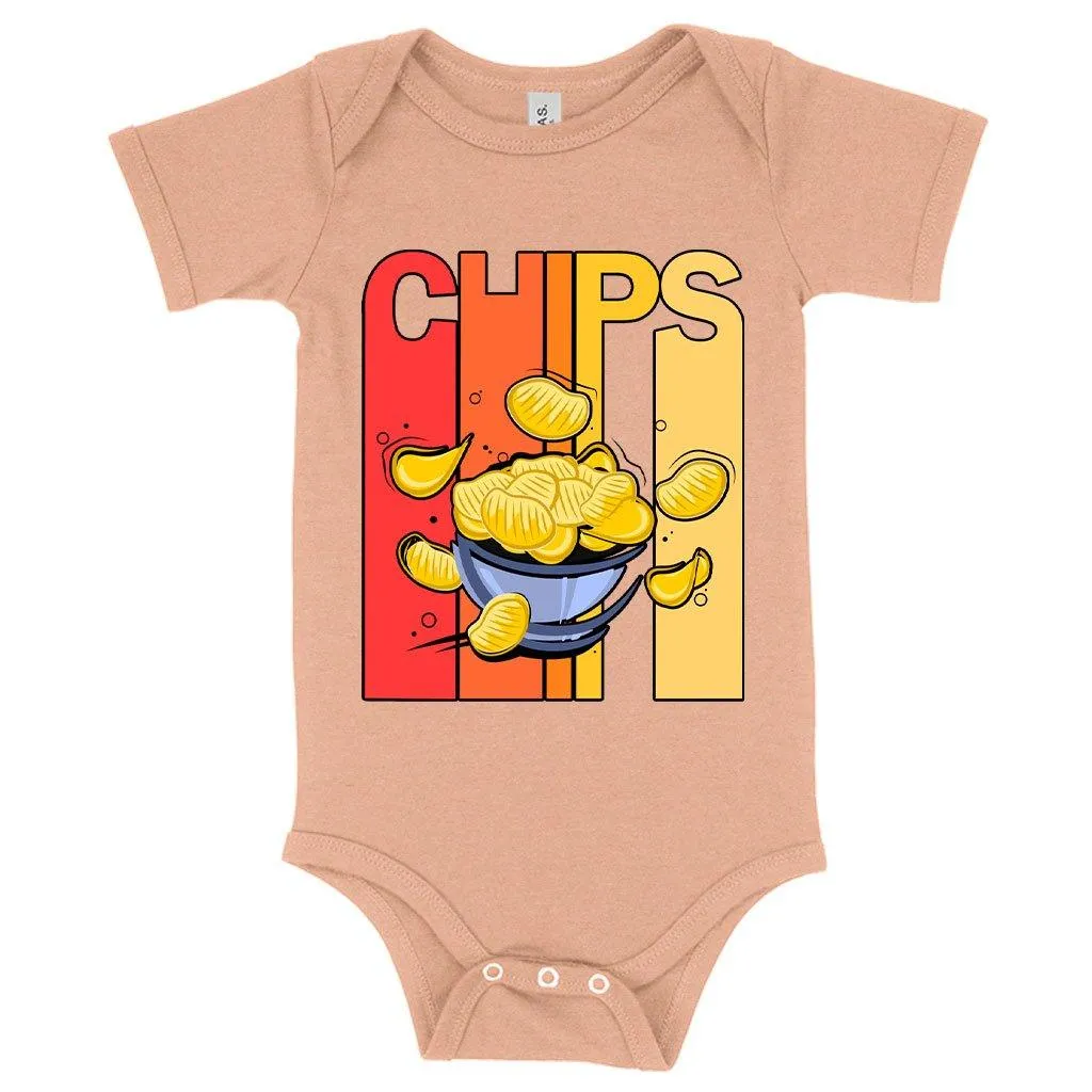 Baby Chips Onesie - Vintage Onesie