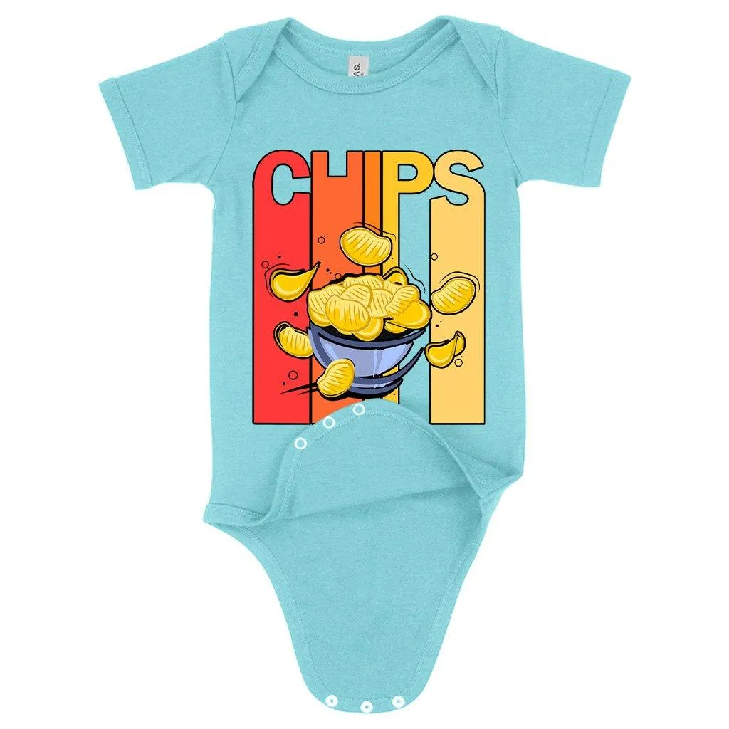 Baby Chips Onesie - Vintage Onesie