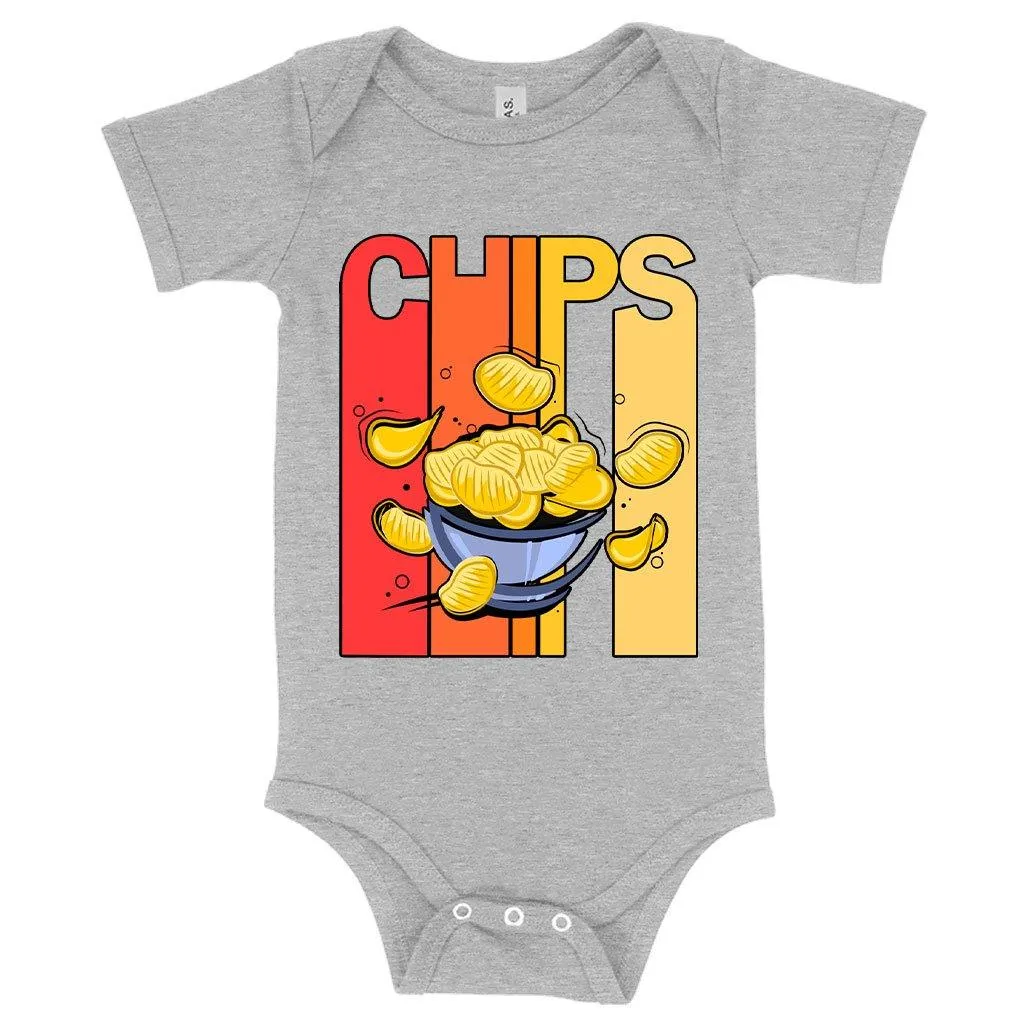 Baby Chips Onesie - Vintage Onesie