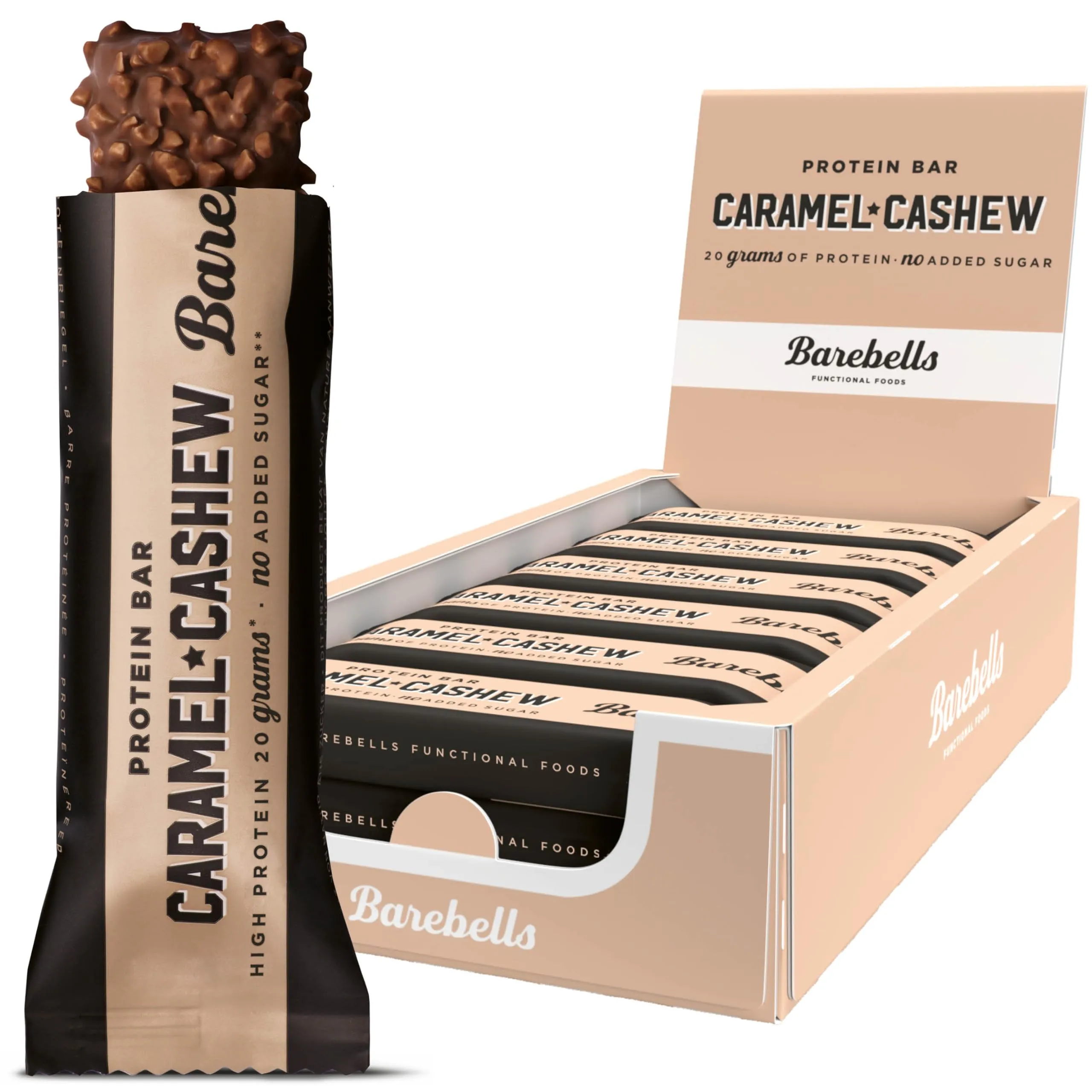 Barebells Barre de protine 20g proteine, 12x55g chocolat protein bars (Salty Peanut)