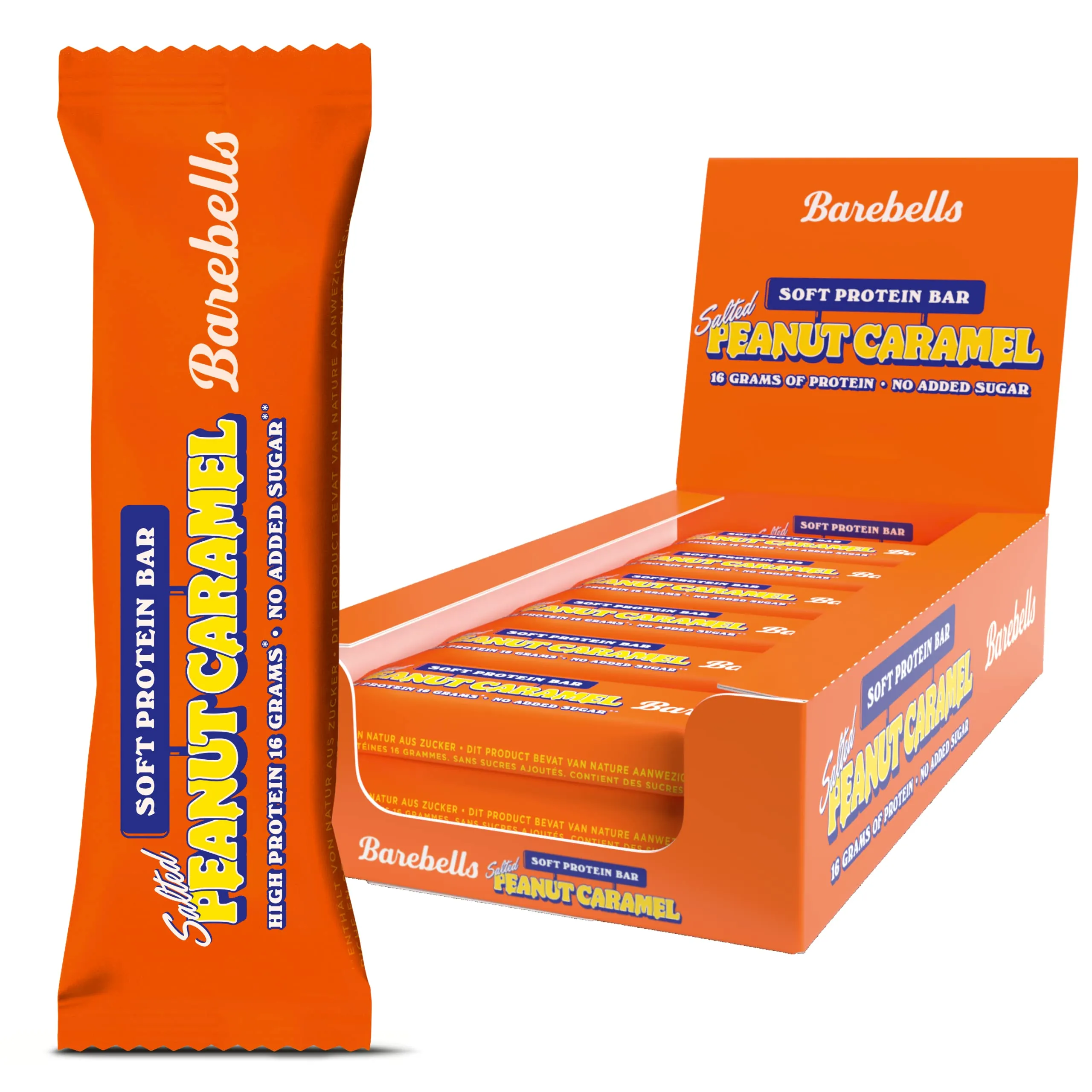 Barebells Barre de protine 20g proteine, 12x55g chocolat protein bars (Salty Peanut)
