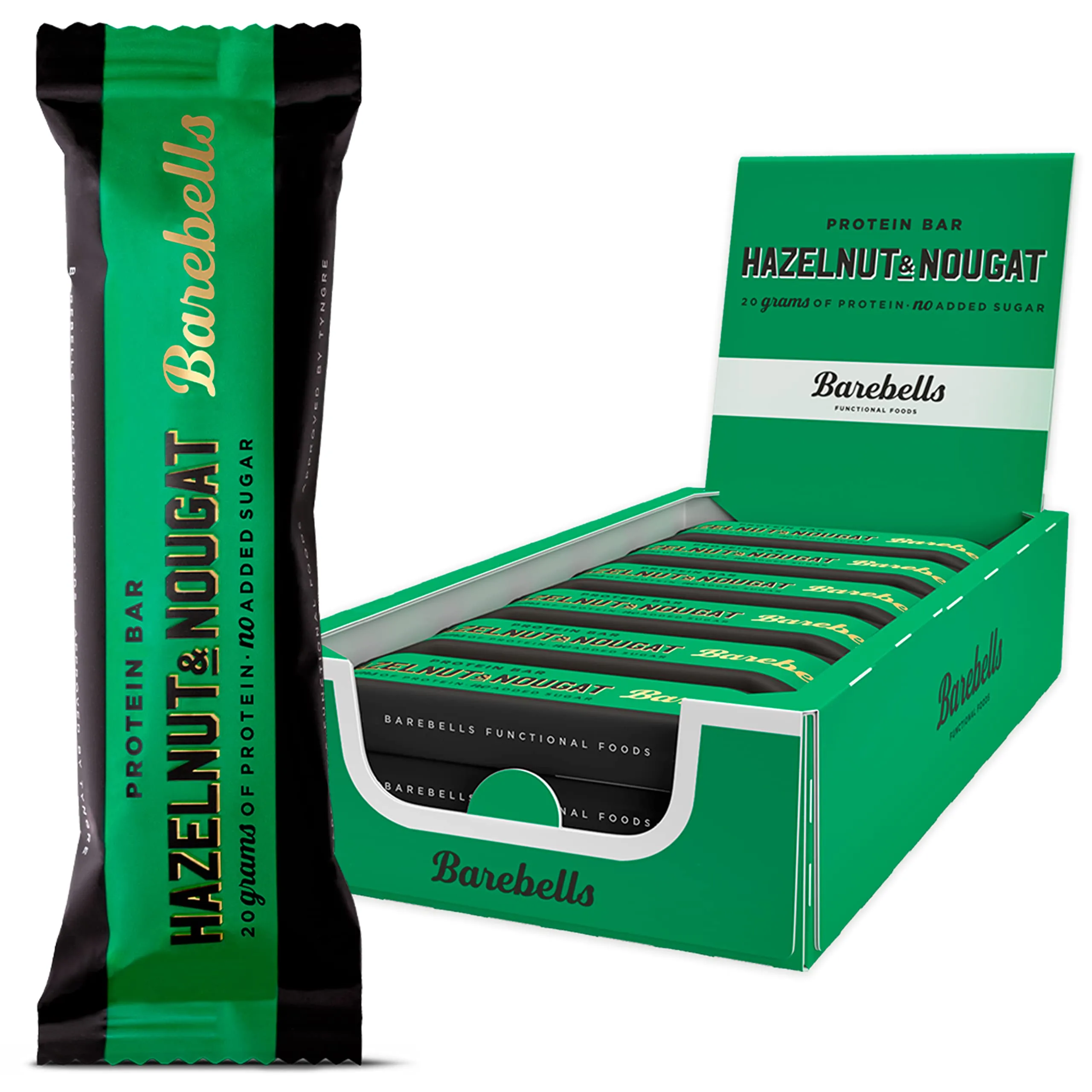 Barebells Barre de protine 20g proteine, 12x55g chocolat protein bars (Salty Peanut)