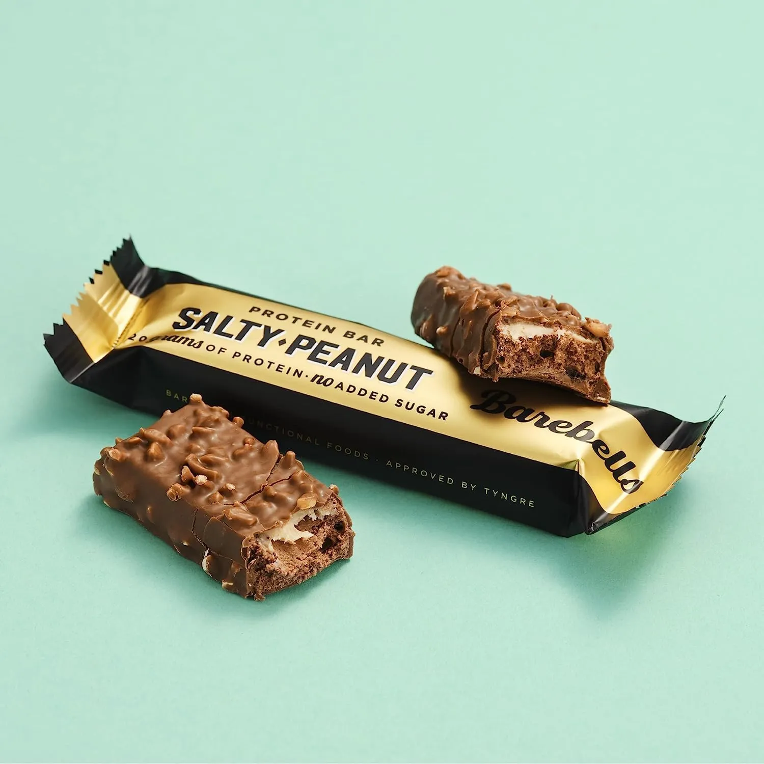 Barebells Barre de protine 20g proteine, 12x55g chocolat protein bars (Salty Peanut)