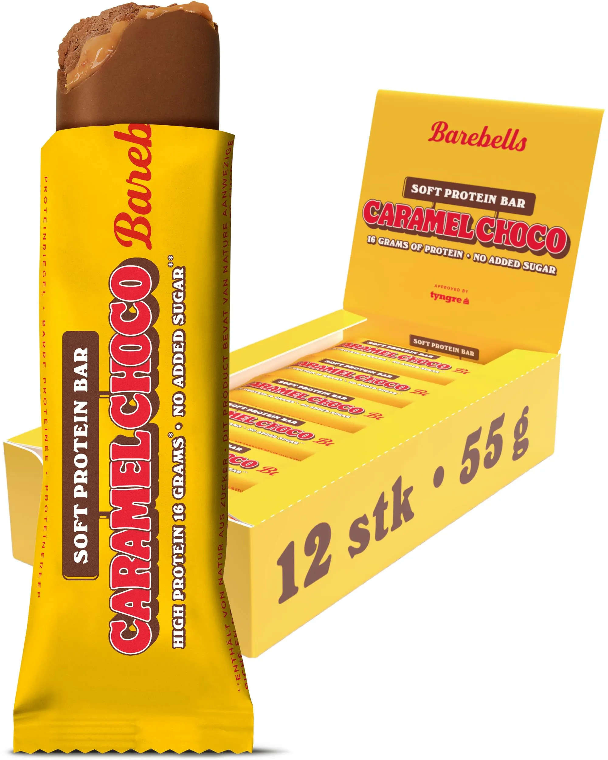 Barebells Barre de protine 20g proteine, 12x55g chocolat protein bars (Salty Peanut)