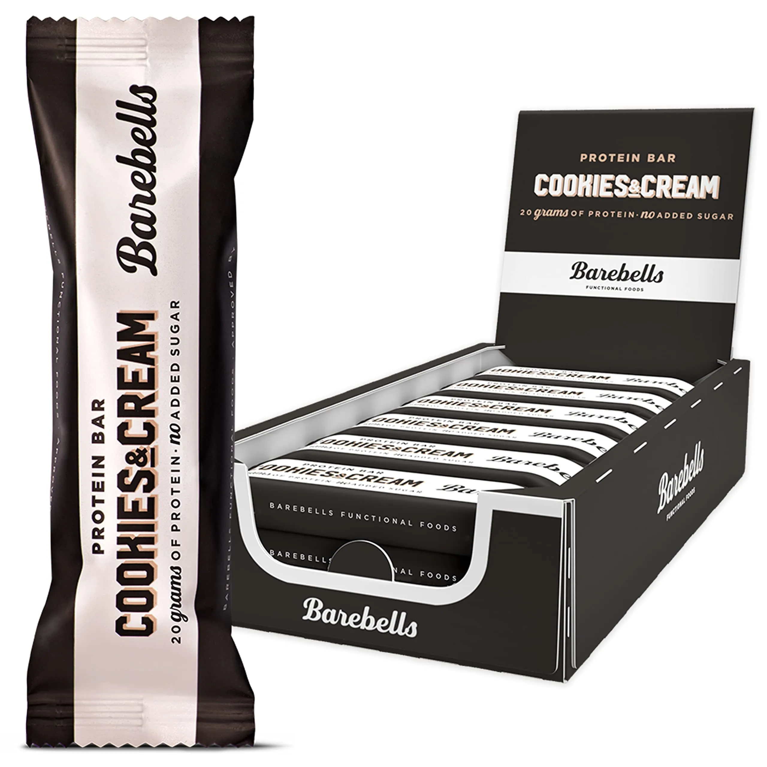 Barebells Barre de protine 20g proteine, 12x55g chocolat protein bars (Salty Peanut)
