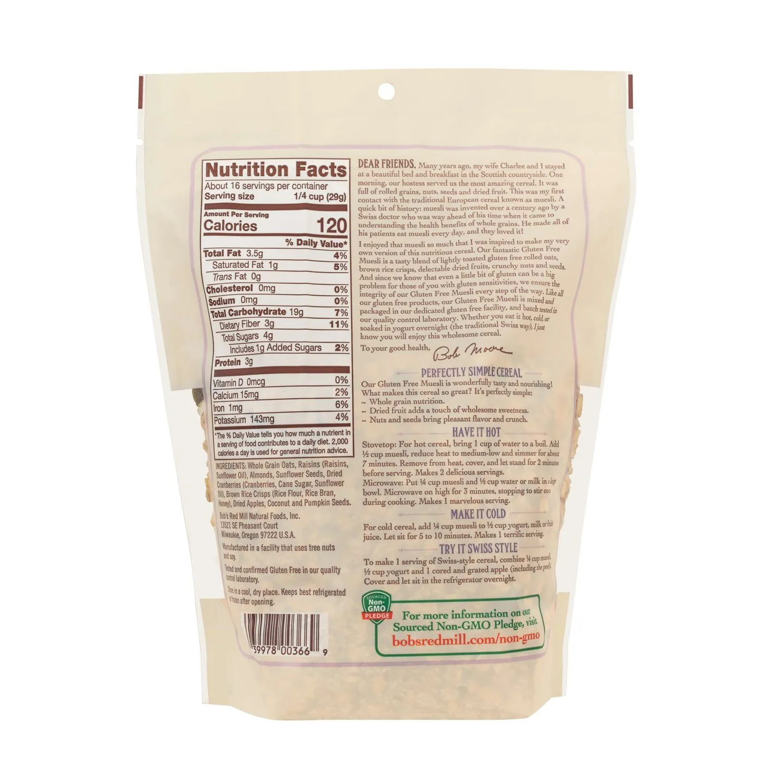 Bob's Red Mill Muesli