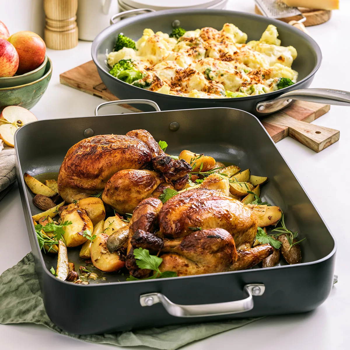 Chatham Ceramic Nonstick Roaster with Rack