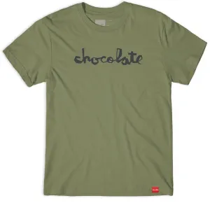 CHOCOLATE CHUNCK LOGO YOUTH TEE - SAFARI GREEN