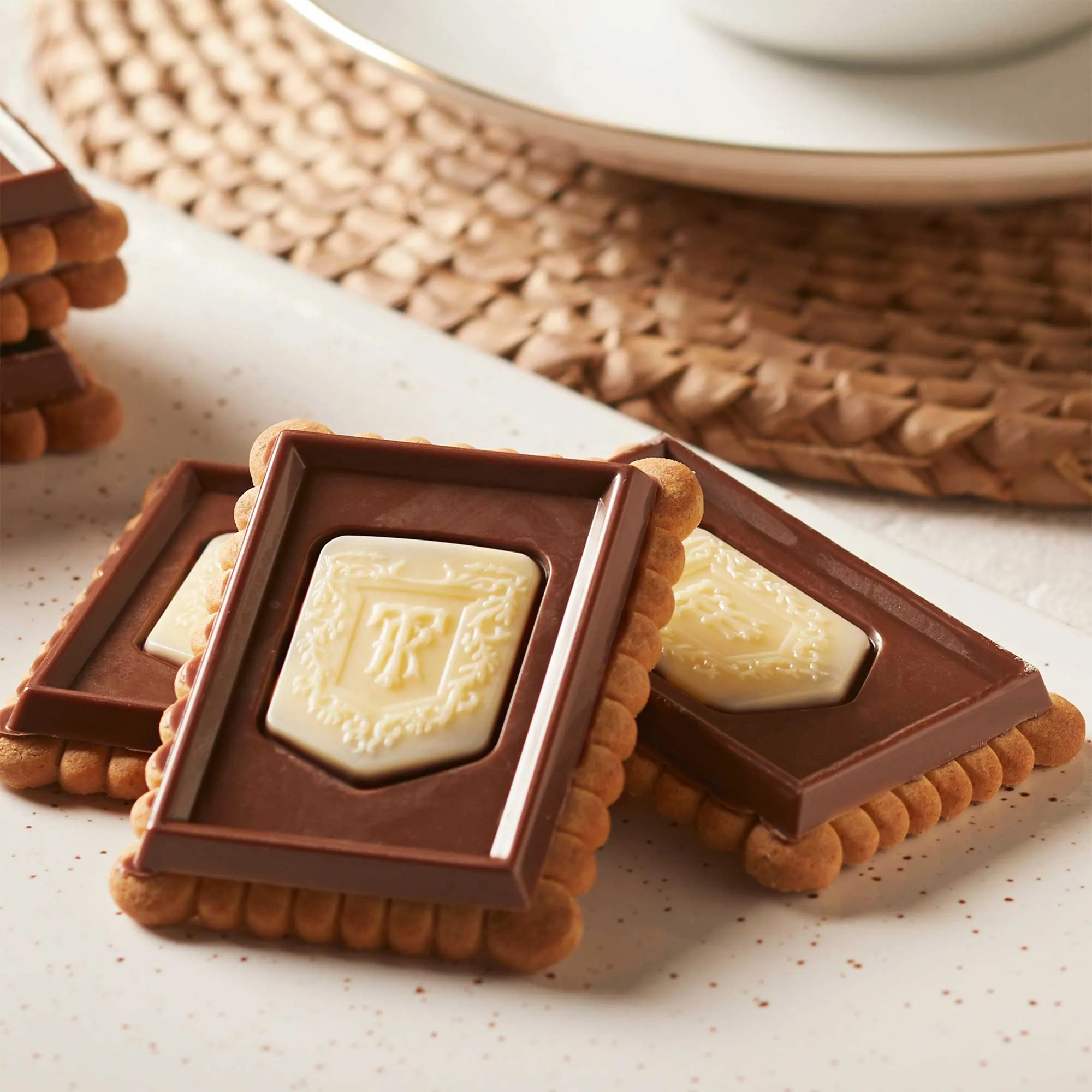Chocolate Crest Biscuits