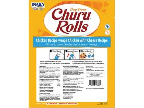 Churu Rolls for Dog Chicken Recipe wraps Chicken with Cheese Recipe