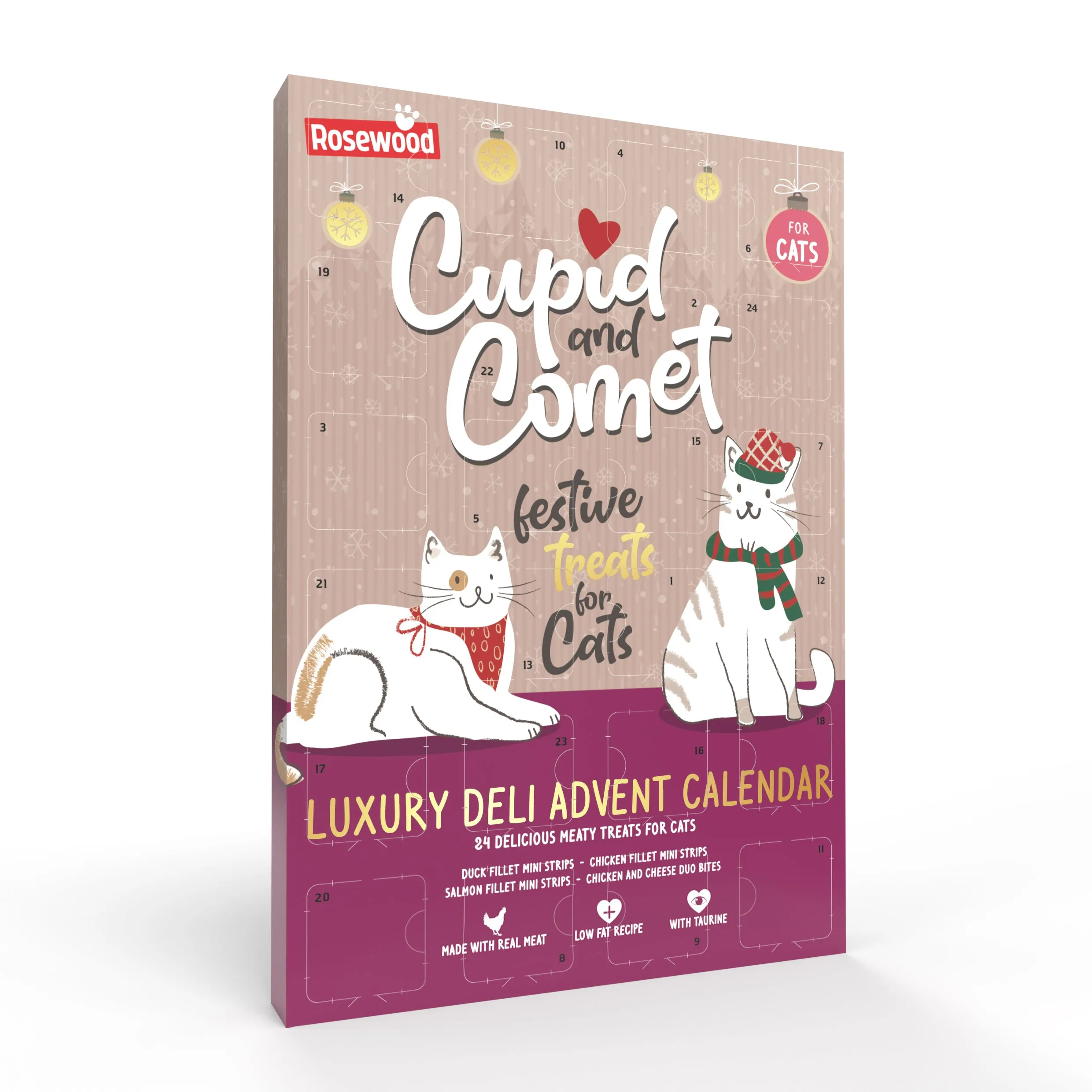 Cupid & Comet | Luxury Deli Meaty Treat Advent Calendar | Cat Festive Gift