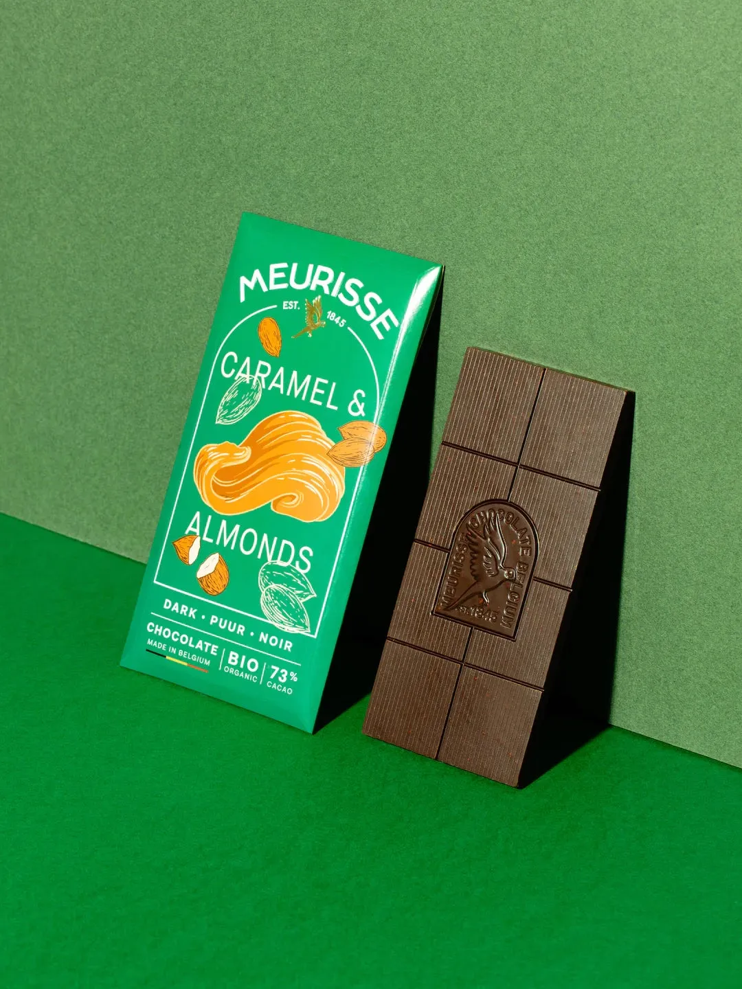 Dark Chocolate with Caramel & Almonds