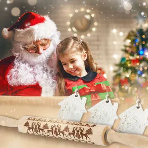 Deerly - Dough roller with holiday motifs