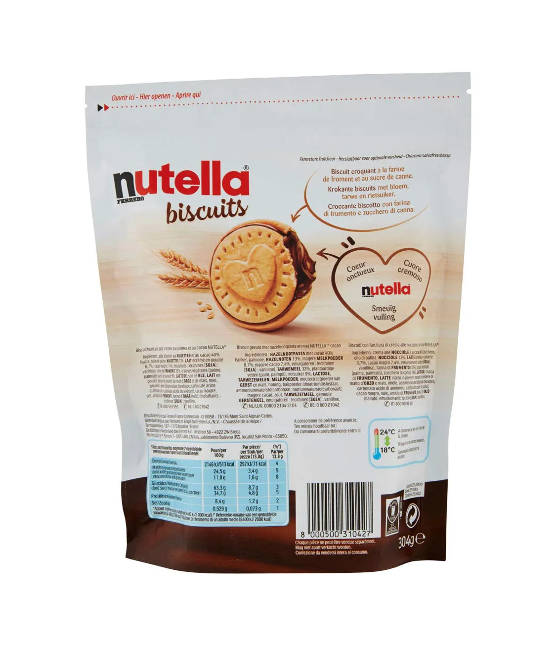 Ferrero Nutella Biscuits