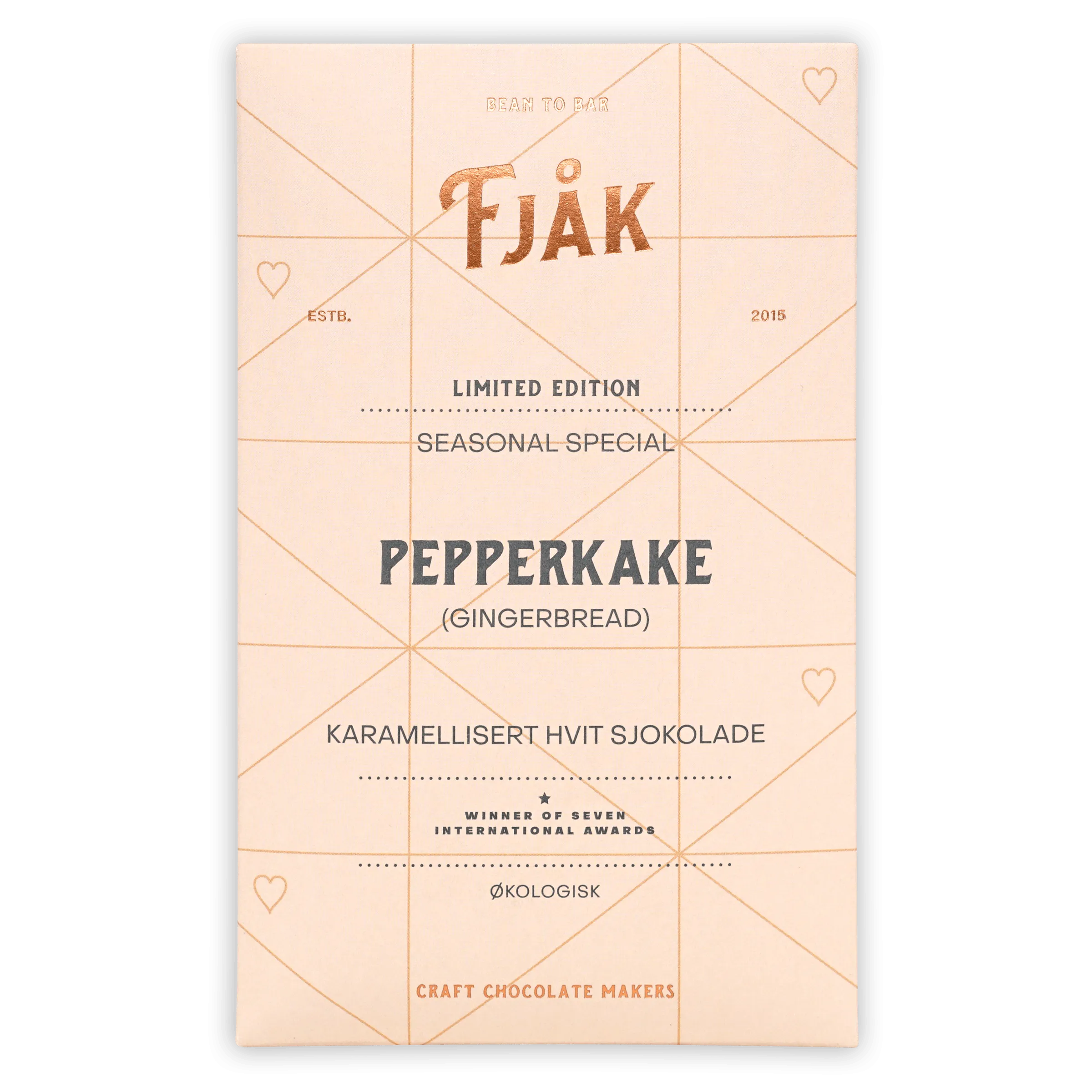 Fjåk Caramelized White Chocolate w/ Gingerbread (Seasonal)