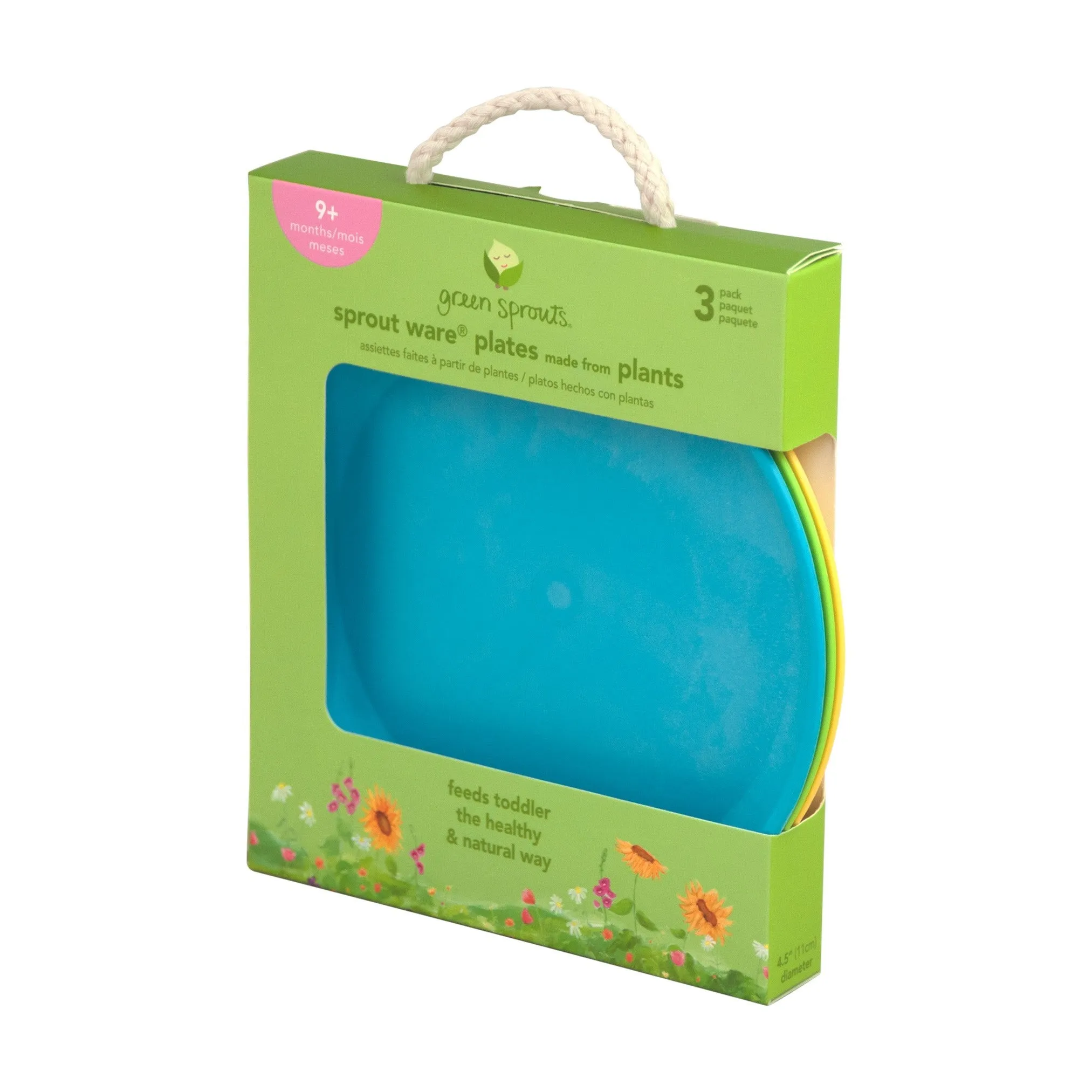 Green Sprouts - Sprout Ware® Plates made from Plants (3 pack)