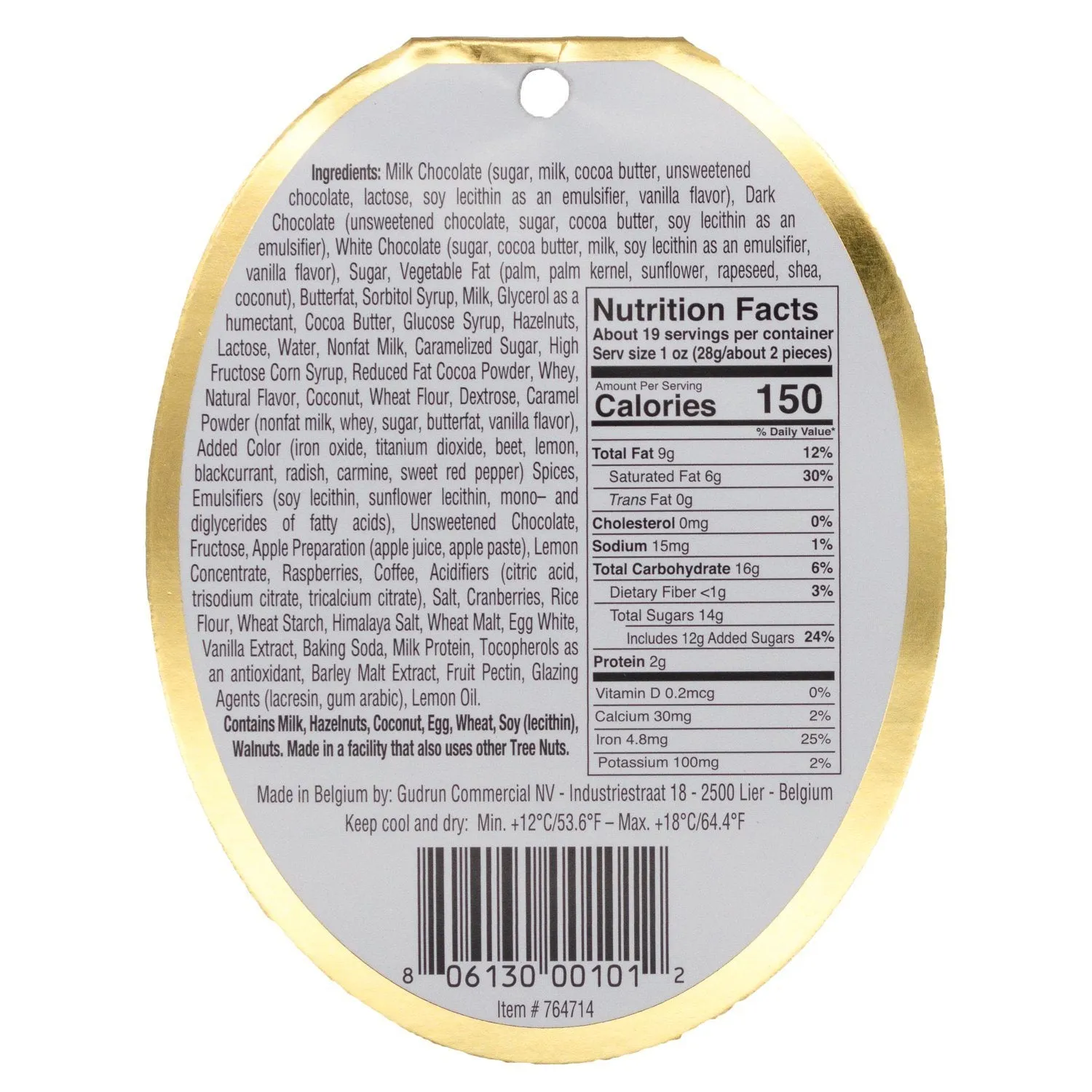 Gudrun Belgian Chocolate Box In Gift Bag