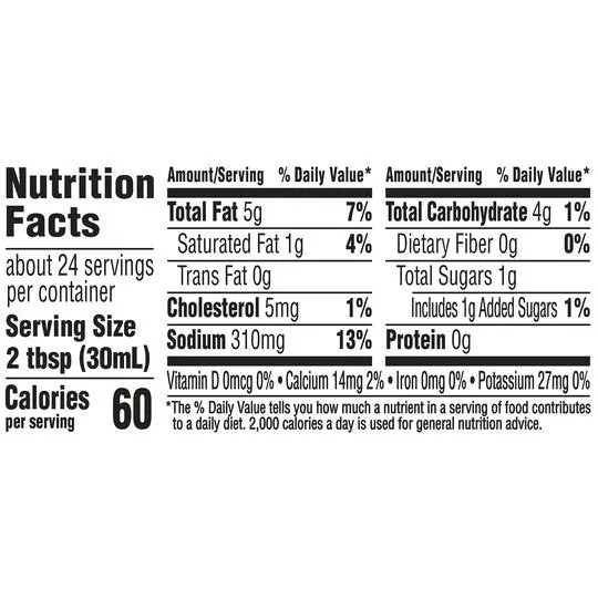 Hidden Valley Gluten Free Original Ranch Light Salad Dressing and Topping, 24 fl oz