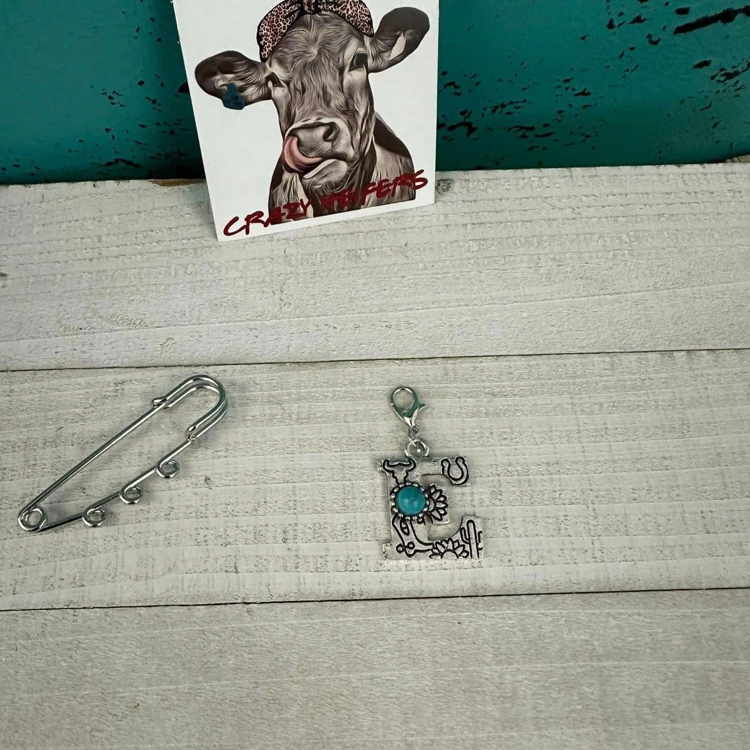 Initial Clip-on Charms: M
