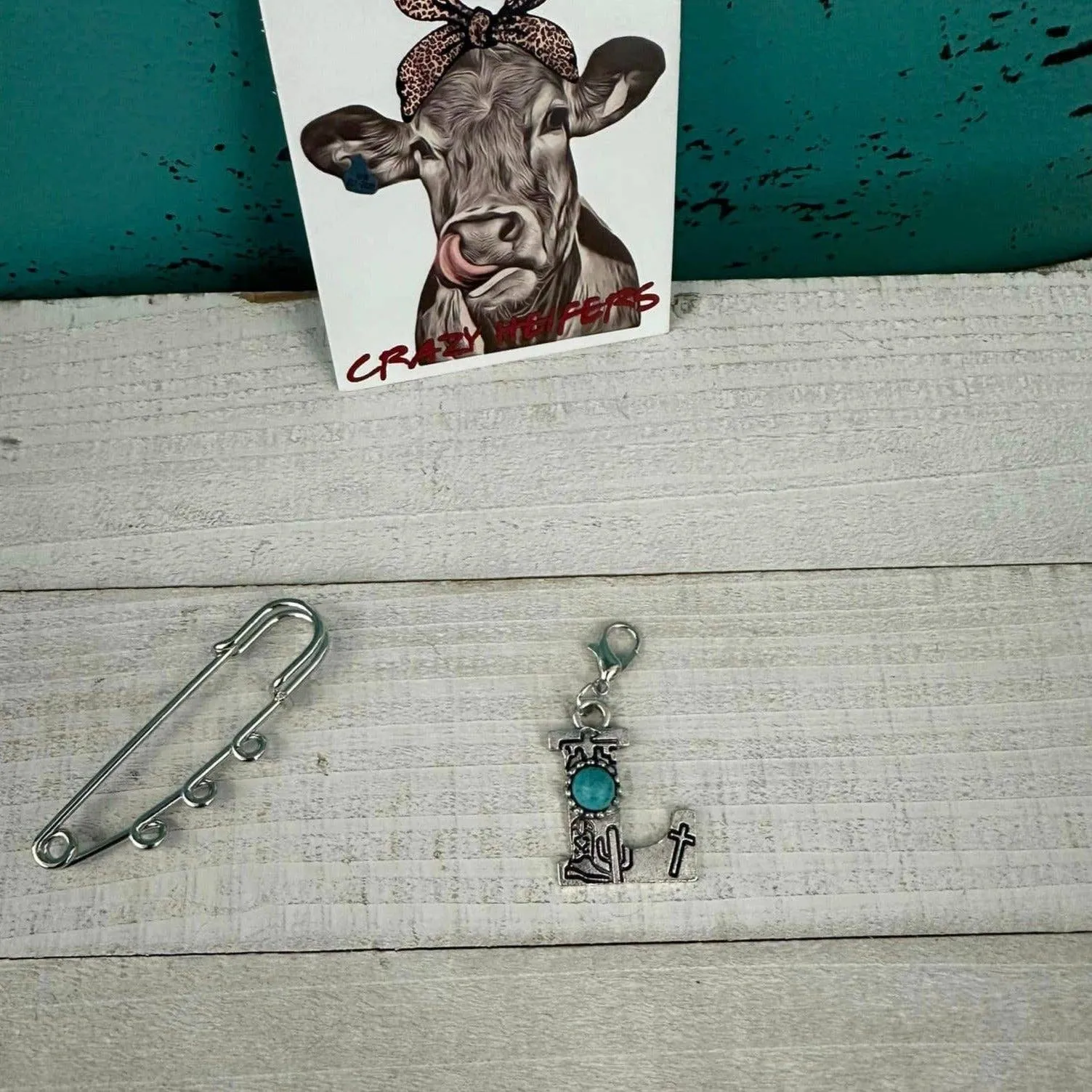 Initial Clip-on Charms: M
