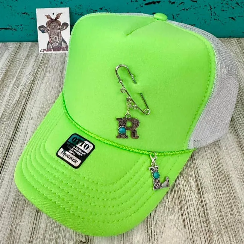 Initial Clip-on Charms: M