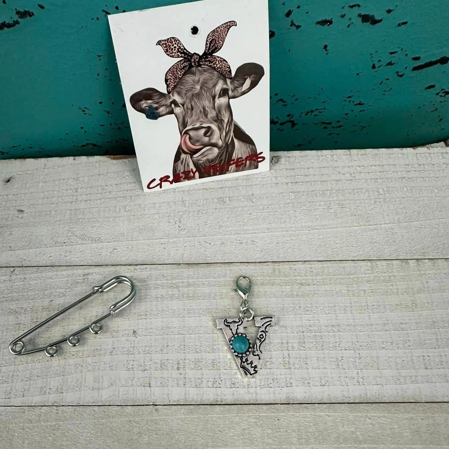 Initial Clip-on Charms: M