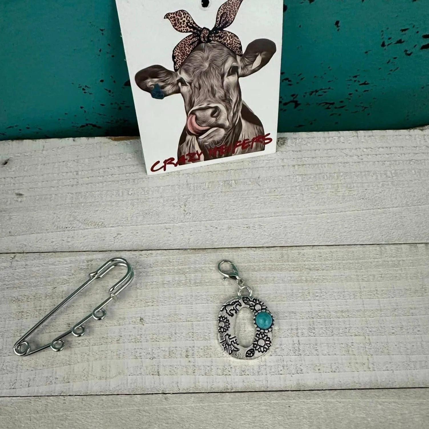 Initial Clip-on Charms: M