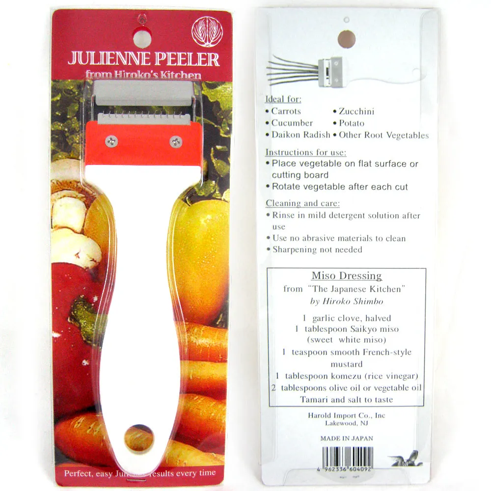 Kinpira Julienne Peeler Stainless Steel Vegetable Fruit Potato Cutter Slicer New