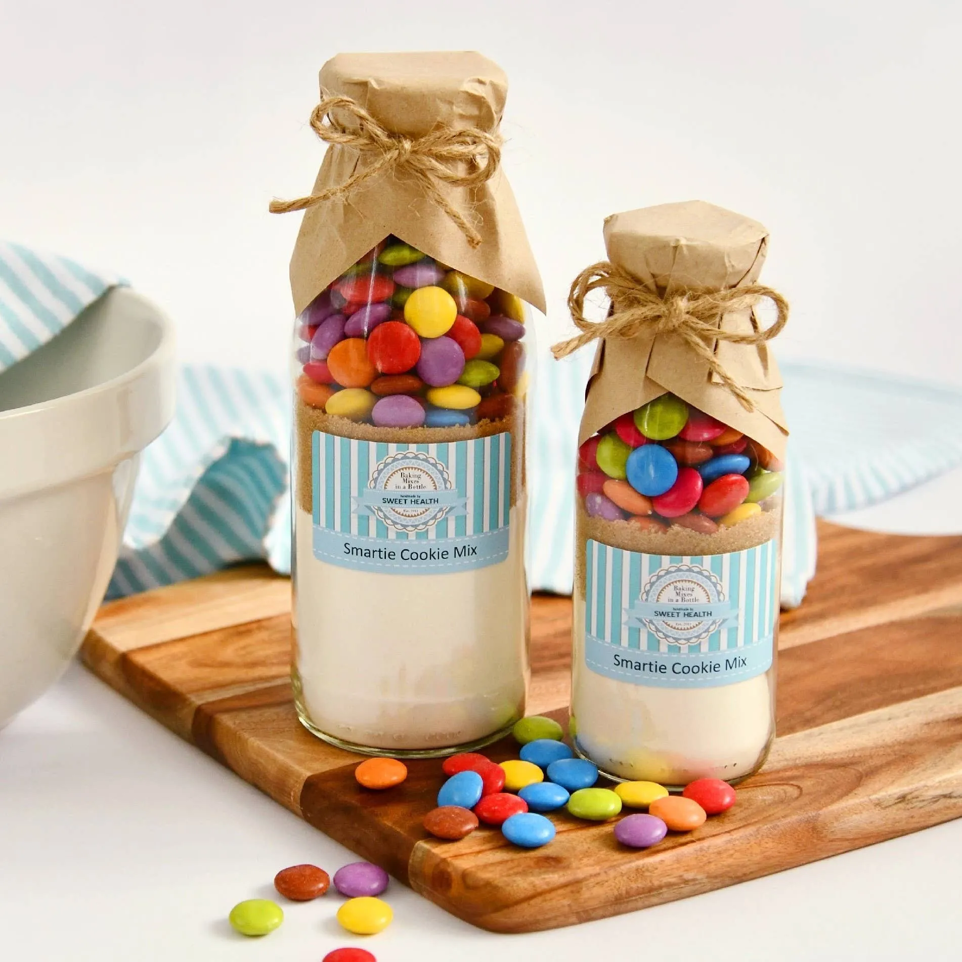 LARGE - Easy-to-bake - Smartie Cookie Mix - fun, adorable: Large
