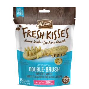 Merrick Fresh Kisses Grain Free Mint Breath Strips Small Dental Dog Treats