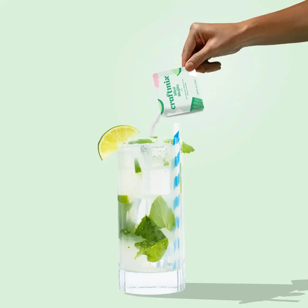 Mint Mojito Cocktail or Mocktail Mixer