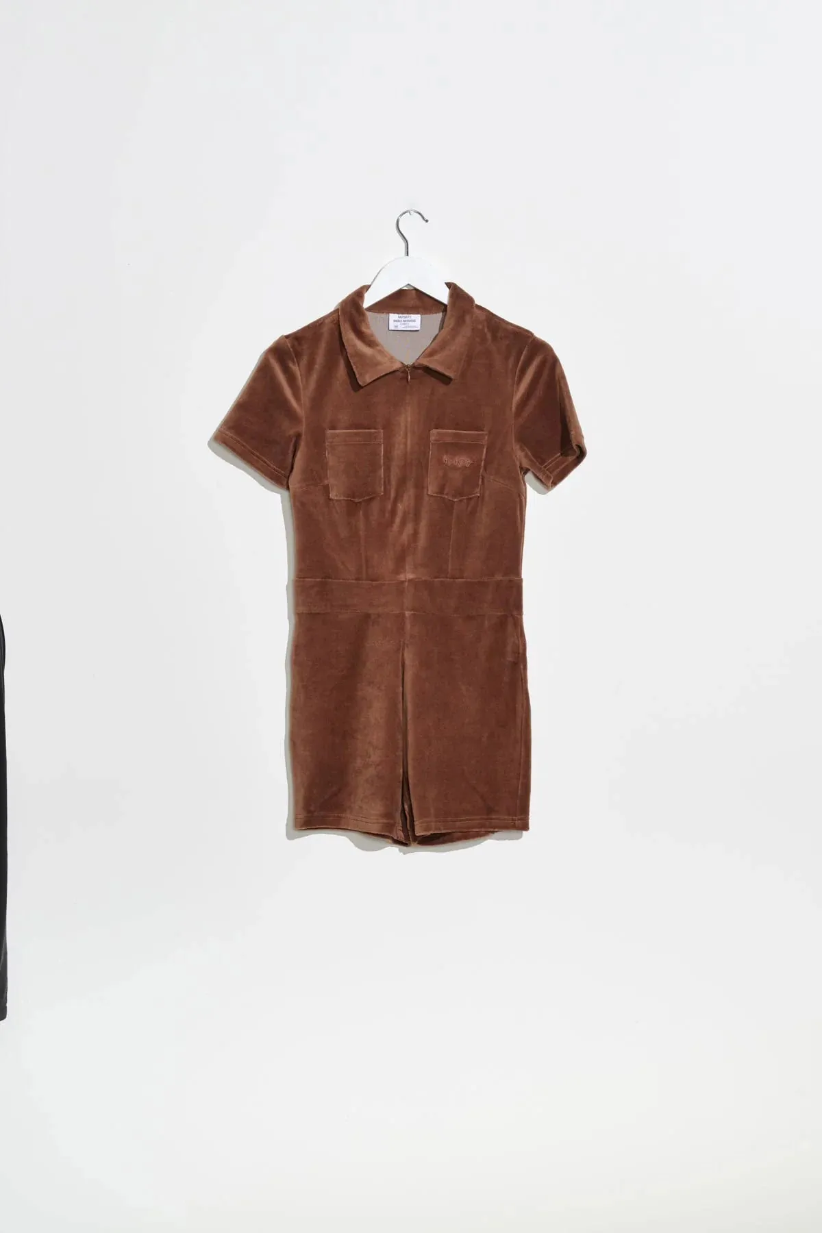 MISFIT SOLEIL PLAYSUIT - CHOCOLATE