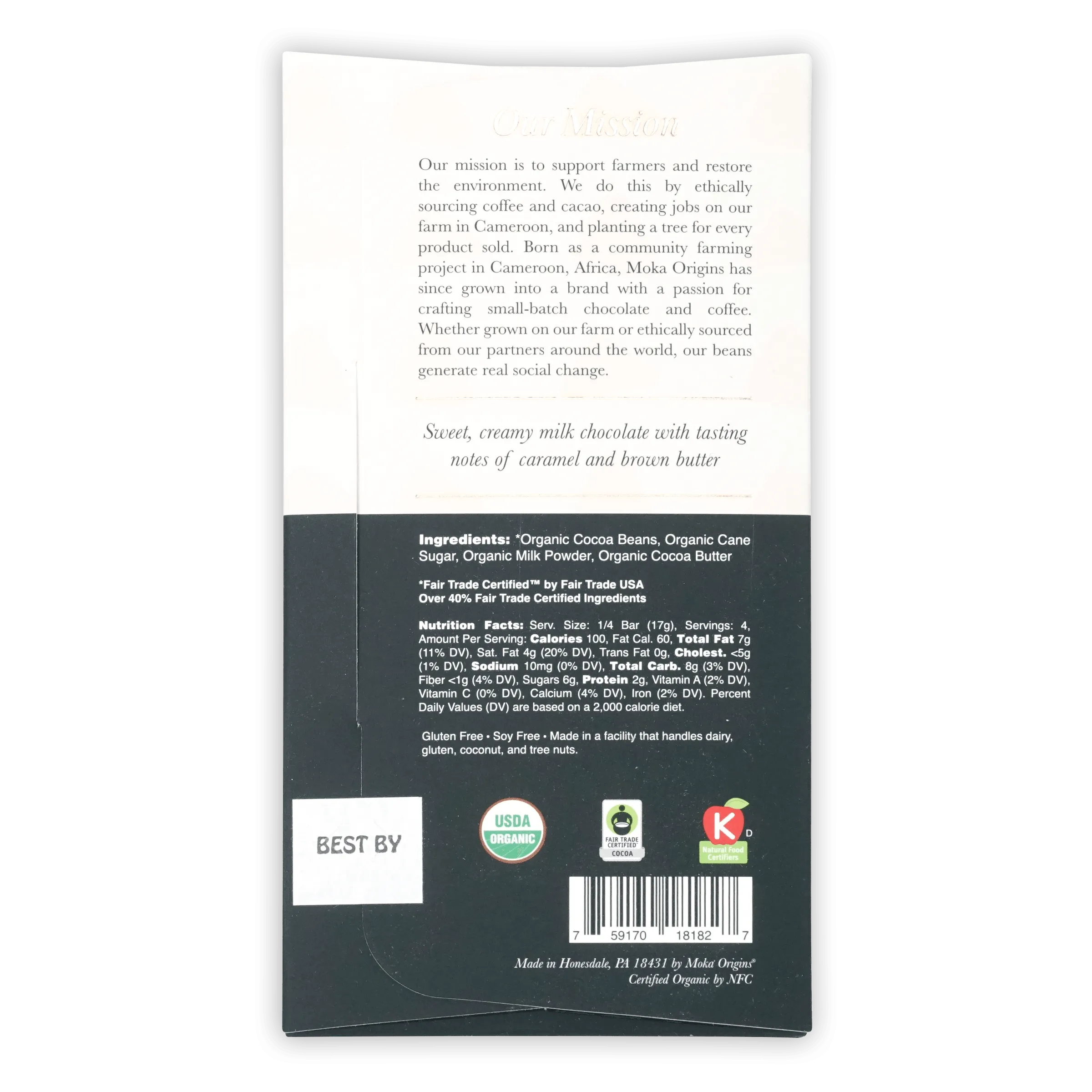 Moka Dark Milk 58%