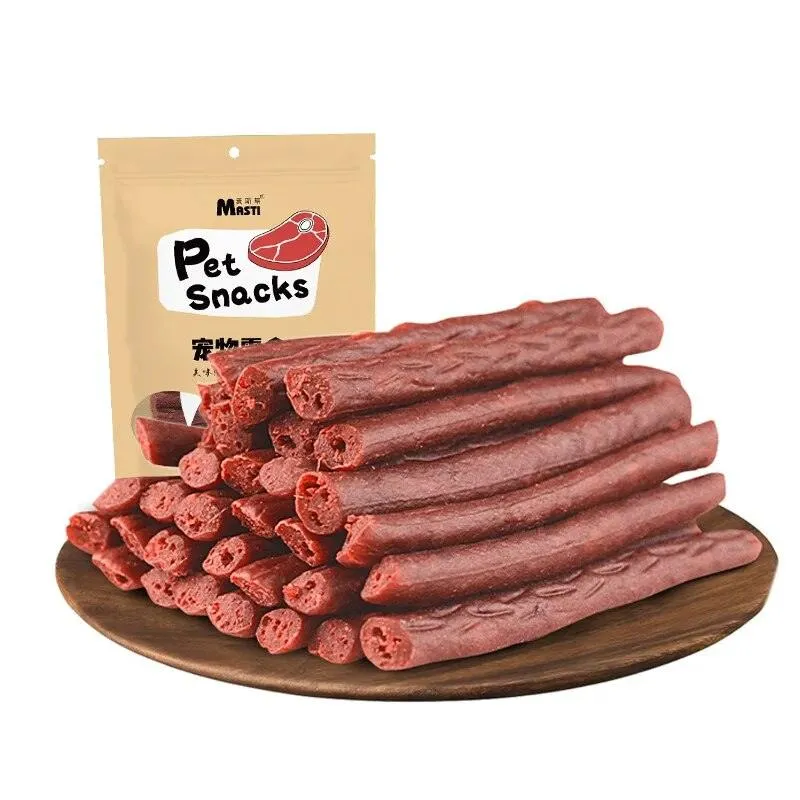 Mouthwatering Beef Strips Pet Snacks