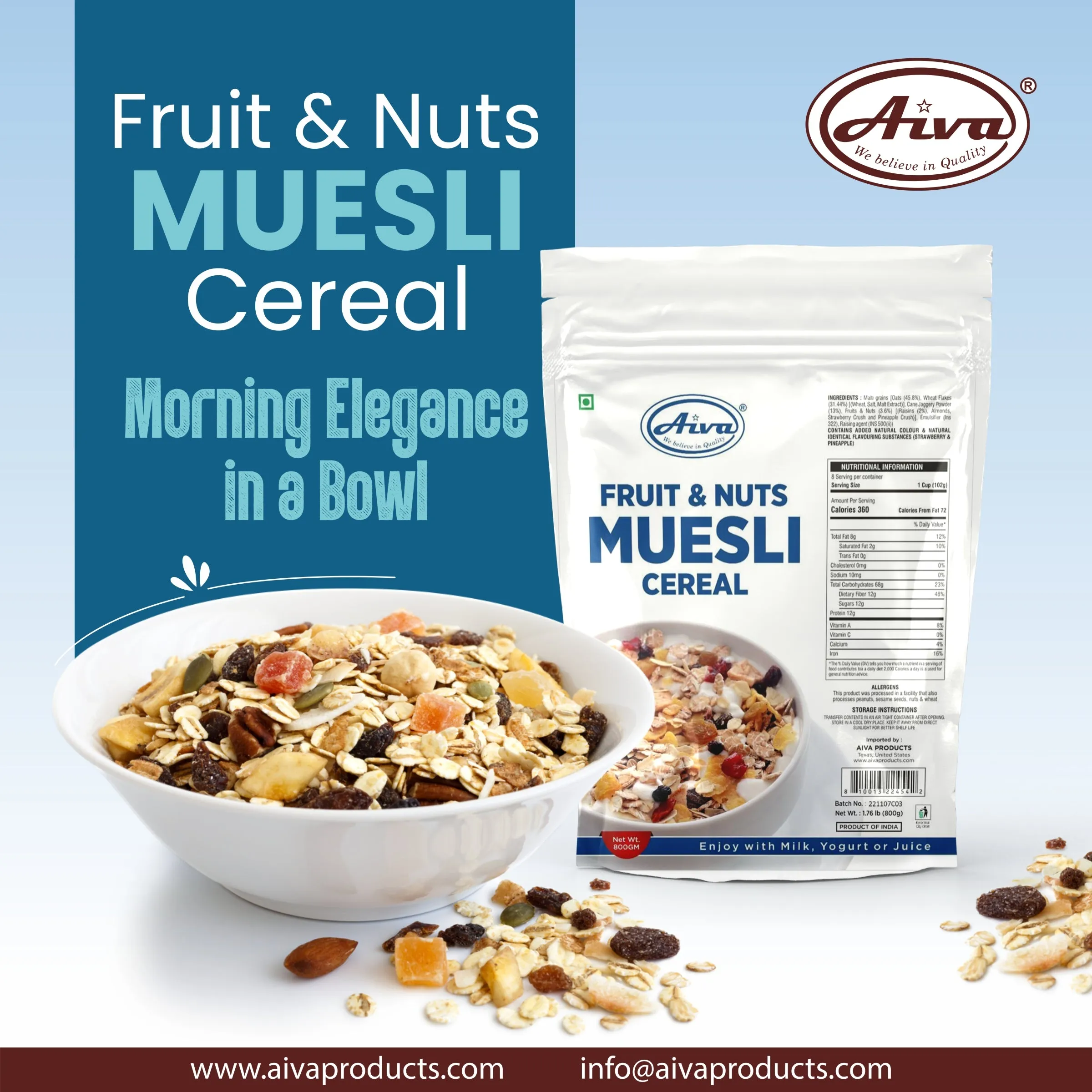 Muesli Cereal Fruit and Nuts