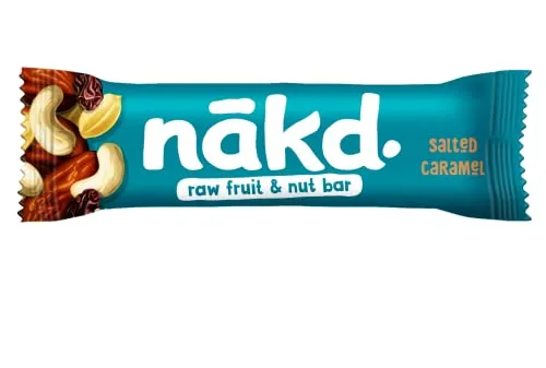 Nkd. Myrtilles | Raw Barres de Fruits et Noix | 100% D'ingrdients Naturels | Sans Sucre Ajouts | Vegan | 18 x 35g