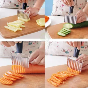 Portable Stainless Steel Potato Cutter