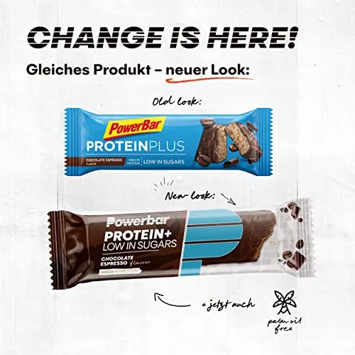 Powerbar Protein Plus Low Sugar Chocolate Brownie 30x35g - Barre hyperprotine et peu sucre