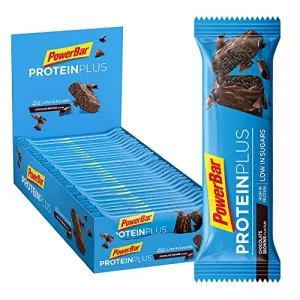 Powerbar Protein Plus Low Sugar Chocolate Brownie 30x35g - Barre hyperprotine et peu sucre
