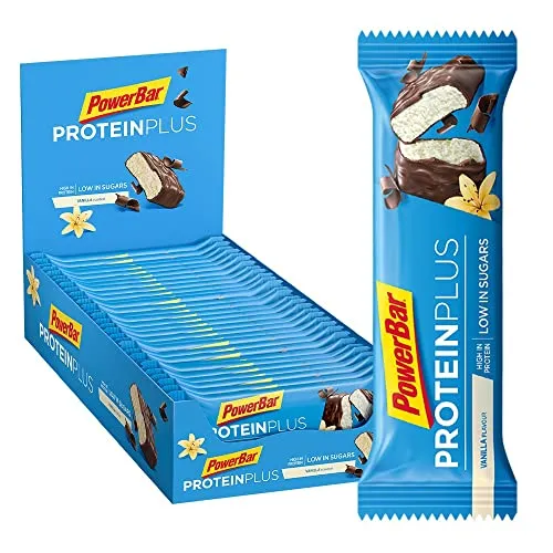 Powerbar Protein Plus Low Sugar Chocolate Brownie 30x35g - Barre hyperprotine et peu sucre
