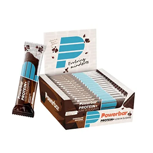 Powerbar Protein Plus Low Sugar Chocolate Brownie 30x35g - Barre hyperprotine et peu sucre
