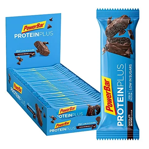 Powerbar Protein Plus Low Sugar Chocolate Brownie 30x35g - Barre hyperprotine et peu sucre