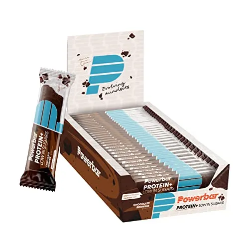 Powerbar Protein Plus Low Sugar Chocolate Brownie 30x35g - Barre hyperprotine et peu sucre