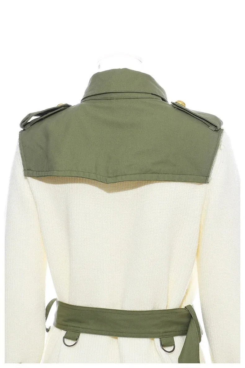 Pre Order:  Half Puritan Belted Knit Sweater